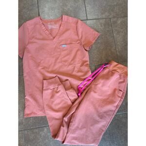 Figs Srub Set XS Terracotta Orange Catarina & Zamora Jogger